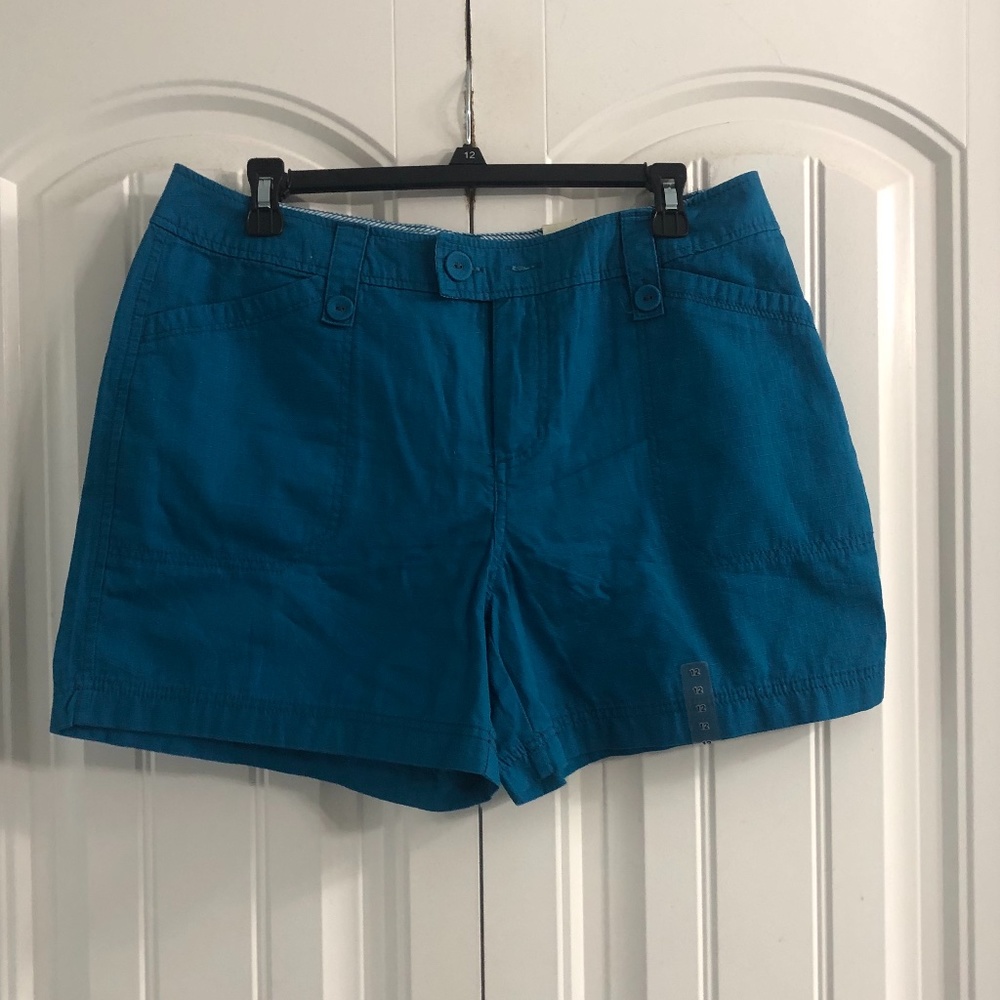 Seaport Blue Short Size 12 with 5" Inseam.  NWT